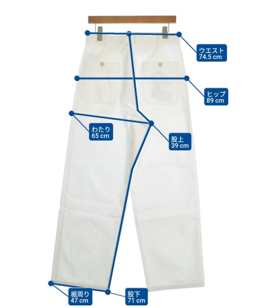 AURALEE（オーラリー）チノパン 白 サイズ:0(S位) レディース/2200662655053