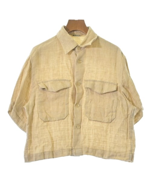 AURALEE(オーラリー)カジュアルシャツ ベージュ サイズ:1(M位)/2200657902117