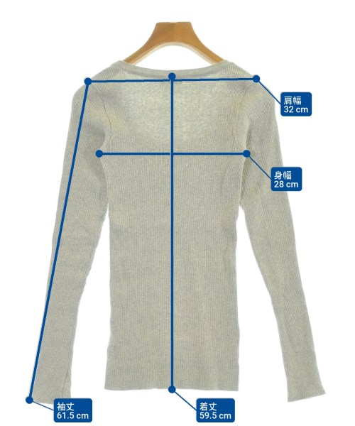 AURALEE（オーラリー）ニット・セーター グレー サイズ:0(S位) レディース/2200664937041