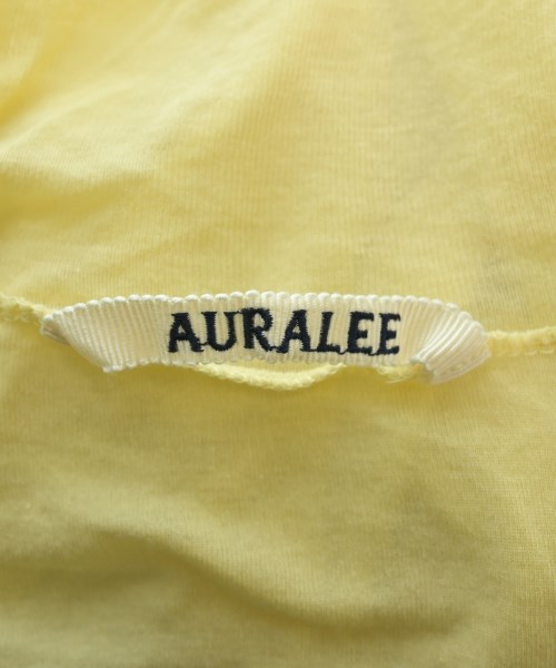 AURALEE（オーラリー）Tシャツ・カットソー 黄 サイズ:1(M位) レディース/2200659871077