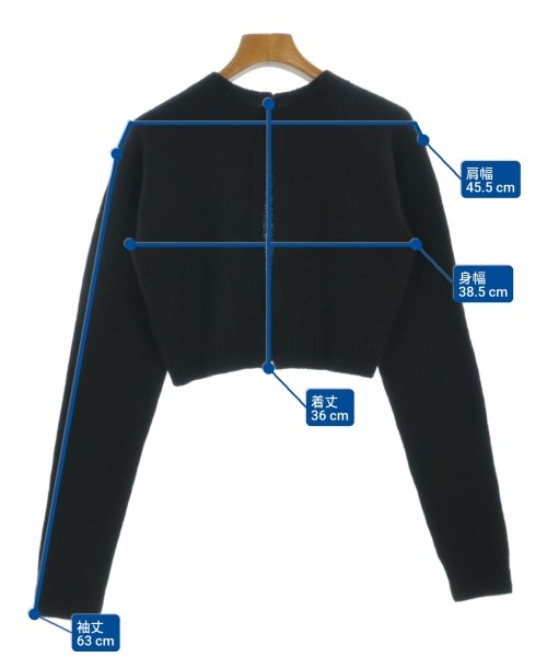 AURALEE（オーラリー）ニット・セーター 黒 サイズ:0(S位) レディース/2200661485040