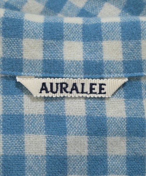AURALEE（オーラリー）カジュアルシャツ 青 サイズ:1(M位) レディース/2200665058141