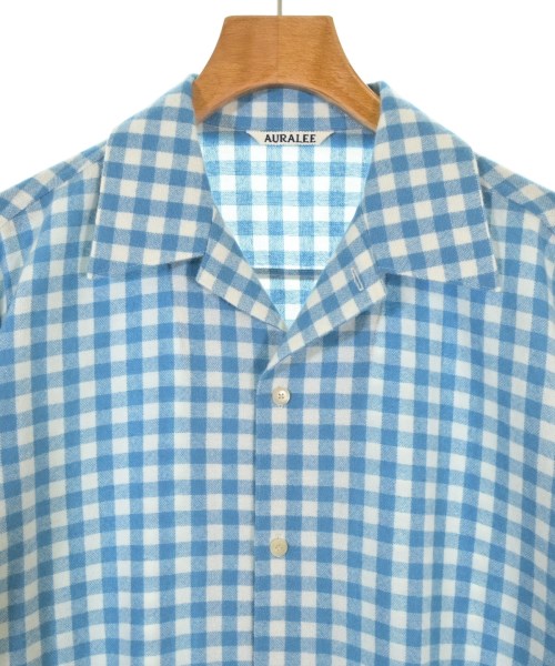 AURALEE（オーラリー）カジュアルシャツ 青 サイズ:1(M位) レディース/2200665058141