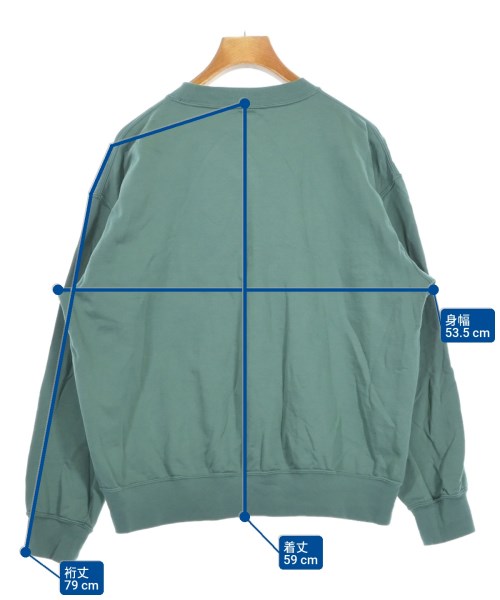 AURALEE（オーラリー）スウェット 緑 サイズ:1(M位) レディース/2200665022050