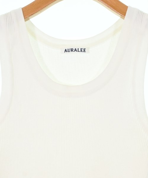 AURALEE（オーラリー）タンクトップ 白 サイズ:1(M位) レディース/2200656718153