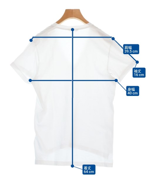 AURALEE（オーラリー）Tシャツ・カットソー 白 サイズ:1(M位) レディース/2200667108011