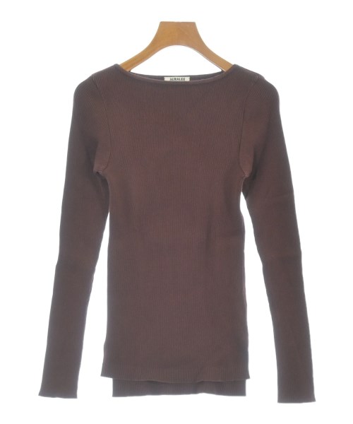 AURALEE(オーラリー)Tシャツ・カットソー 赤 サイズ:1(M位)/2200666955067