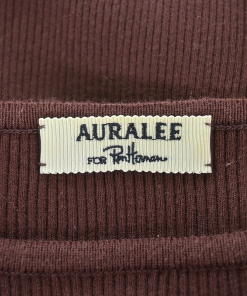 AURALEE（オーラリー）Tシャツ・カットソー 赤 サイズ:1(M位) レディース/2200666955067