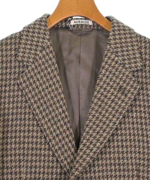 AURALEE（オーラリー）テーラードジャケット 茶 サイズ:1(M位) レディース/2200647823019
