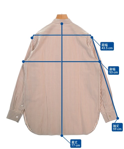 AURALEE（オーラリー）カジュアルシャツ ベージュ サイズ:1(M位) レディース/2200669452037