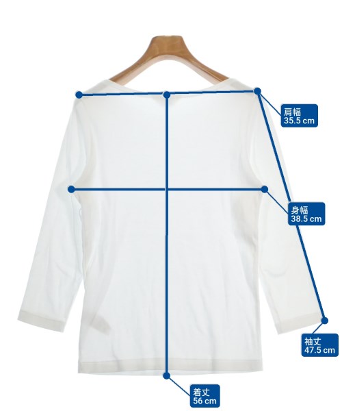 AURALEE（オーラリー）Tシャツ・カットソー 白 サイズ:1(M位) レディース/2200666513083