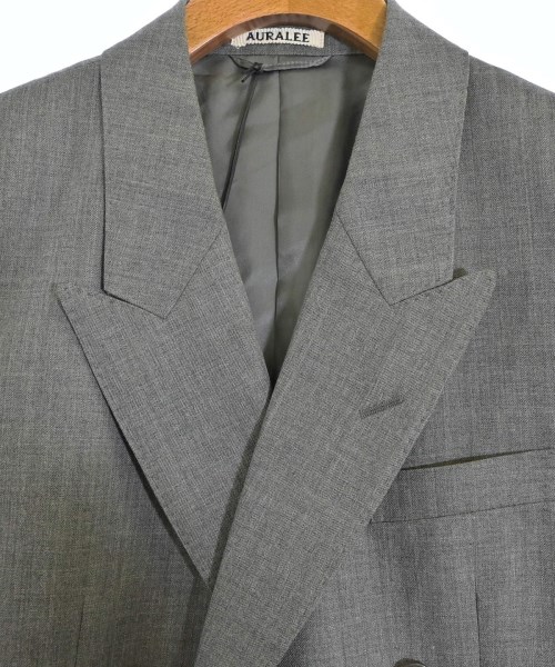 AURALEE（オーラリー）テーラードジャケット グレー サイズ:0(S位) レディース/2200672014017