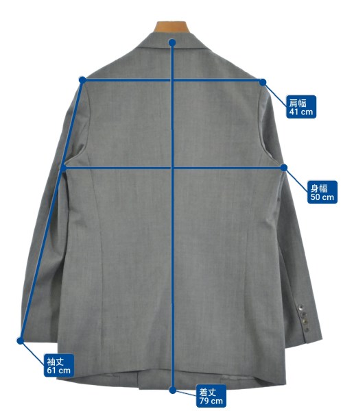 AURALEE（オーラリー）テーラードジャケット グレー サイズ:0(S位) レディース/2200672014017