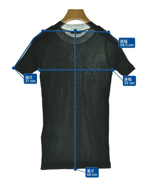 AURALEE（オーラリー）Tシャツ・カットソー 黒 サイズ:0(S位) レディース/2200729601245
