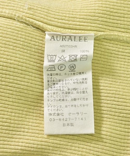 AURALEE（オーラリー）ニット・セーター 黄 サイズ:0(S位) レディース/2200729601313