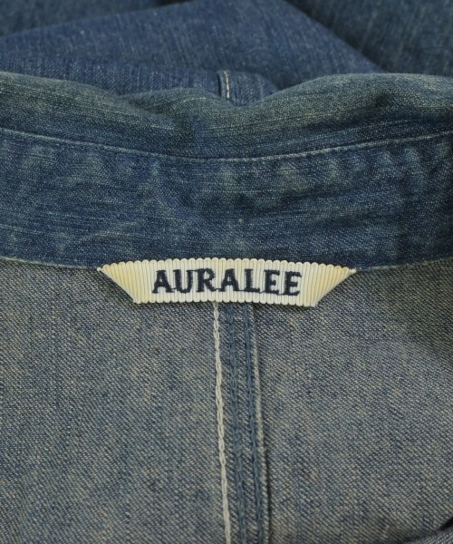 AURALEE（オーラリー）シャツワンピース 青 サイズ:0(S位) レディース/2200723449027