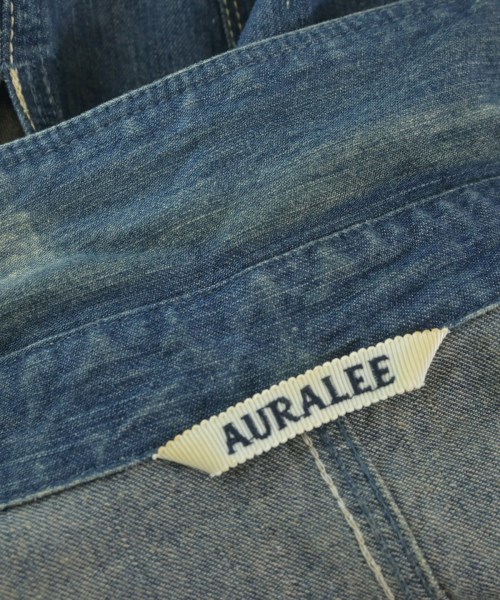 AURALEE（オーラリー）シャツワンピース 青 サイズ:0(S位) レディース/2200723449027