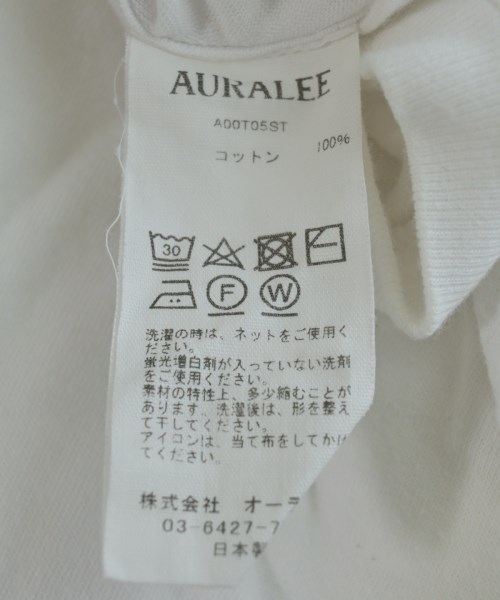 AURALEE（オーラリー）ノースリーブ 白 サイズ:0(S位) レディース/2200727635044