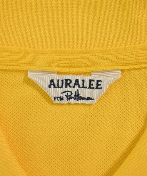 AURALEE（オーラリー）ポロシャツ 黄 サイズ:1(M位) レディース/2200730352327