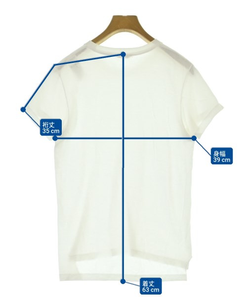 AURALEE（オーラリー）Tシャツ・カットソー 白 サイズ:1(M位) レディース/2200731489138
