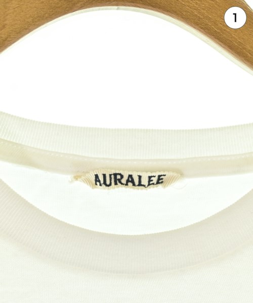 AURALEE（オーラリー）Tシャツ・カットソー 白 サイズ:1(M位) レディース/2200731489138