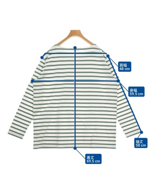 AURALEE（オーラリー）Tシャツ・カットソー カーキ サイズ:1(M位) レディース/2200721418018