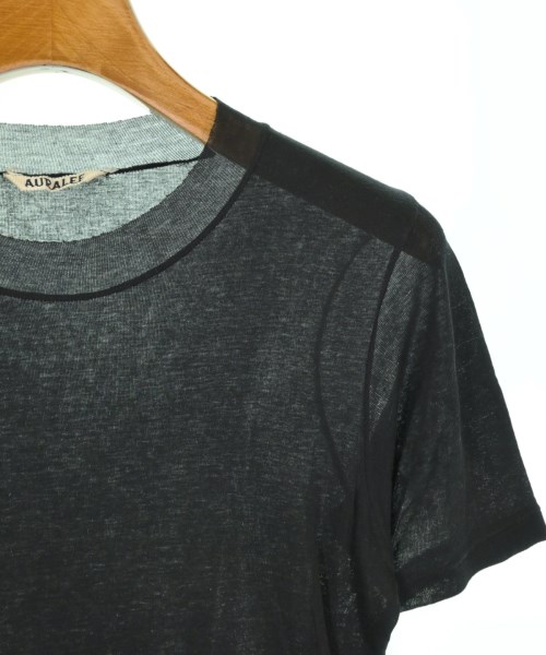 AURALEE（オーラリー）Tシャツ・カットソー 黒 サイズ:1(M位) レディース/2200714763057