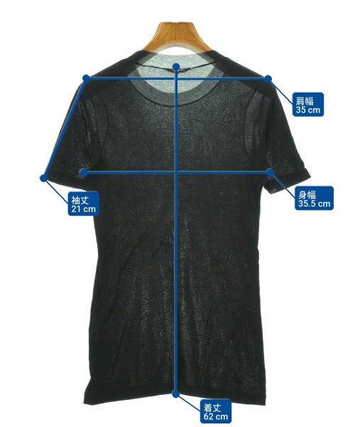 AURALEE（オーラリー）Tシャツ・カットソー 黒 サイズ:1(M位) レディース/2200714763057
