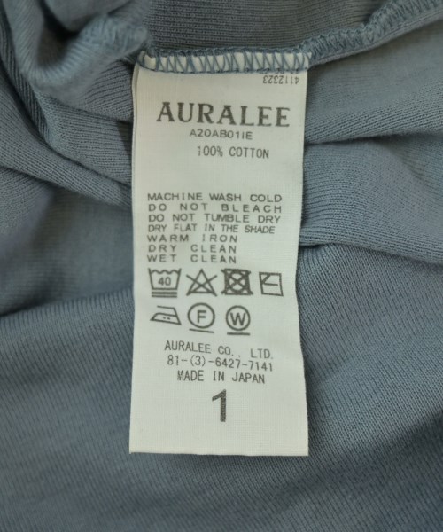 AURALEE（オーラリー）Tシャツ・カットソー グレー サイズ:1(M位) レディース/2200715447123