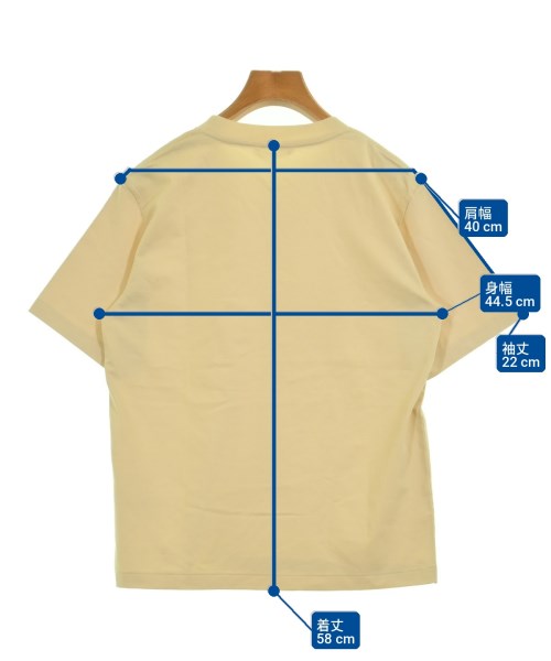 AURALEE（オーラリー）Tシャツ・カットソー 黄 サイズ:0(S位) レディース/2200716046271