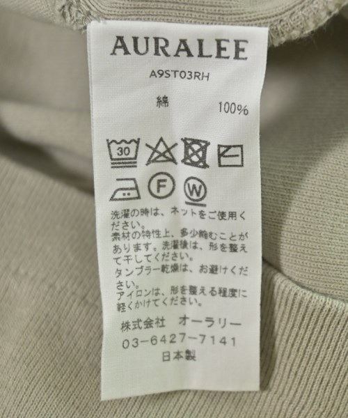 AURALEE（オーラリー）Tシャツ・カットソー グレー サイズ:0(S位) レディース/2200718213060