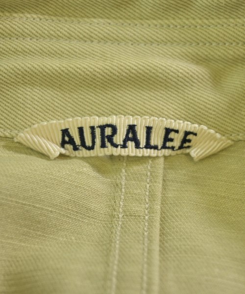 AURALEE（オーラリー）カジュアルシャツ カーキ サイズ:1(M位) レディース/2200722664025