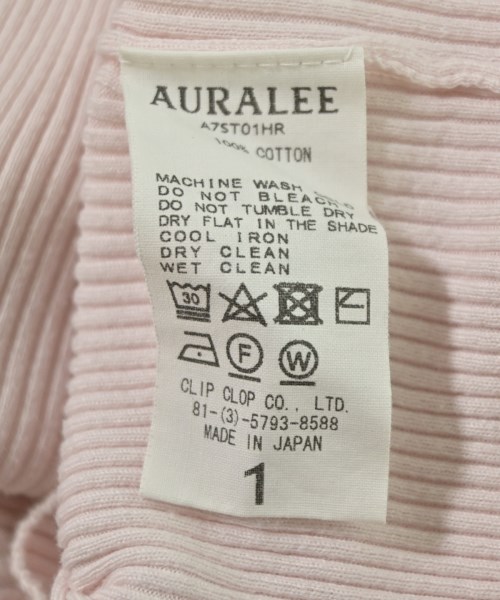 AURALEE（オーラリー）ニット・セーター ピンク サイズ:1(M位) レディース/2200722939048