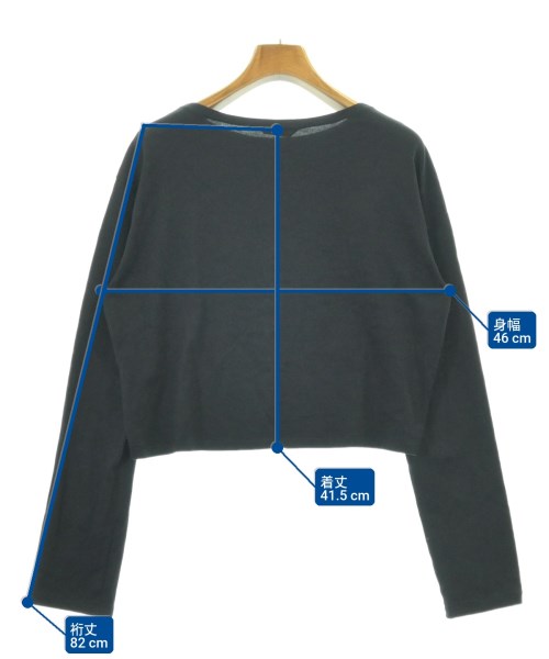 AURALEE（オーラリー）Tシャツ・カットソー 黒 サイズ:1(M位) レディース/2200722951040