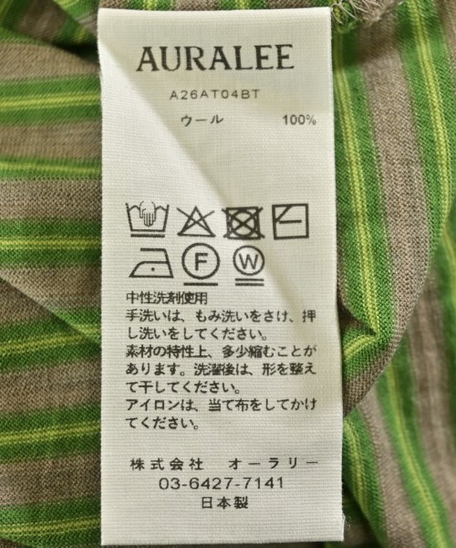 AURALEE（オーラリー）Tシャツ・カットソー グレー サイズ:1(M位) レディース/2200715990056