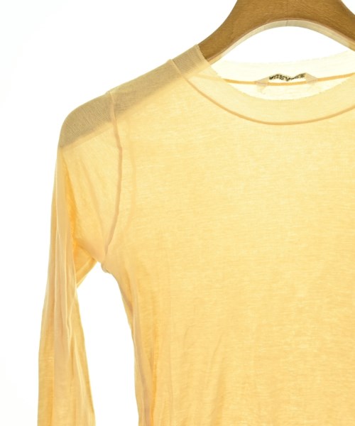 AURALEE（オーラリー）Tシャツ・カットソー 黄 サイズ:0(S位) レディース/2200719240089