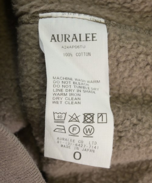 AURALEE（オーラリー）スウェット グレー サイズ:0(S位) レディース/2200718137014