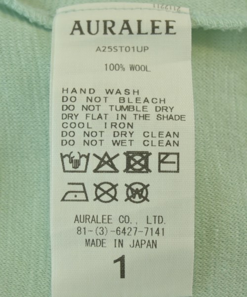 AURALEE（オーラリー）ニット・セーター 緑 サイズ:1(M位) レディース/2200718137083