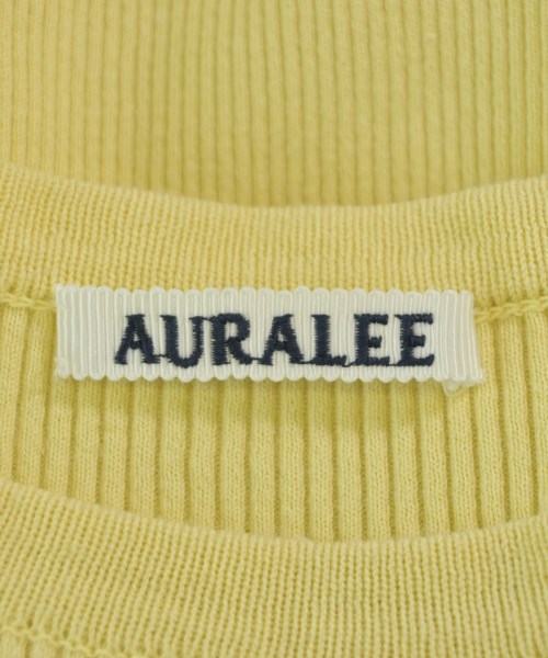 AURALEE（オーラリー）Tシャツ・カットソー 黄 サイズ:0(S位) レディース/2200723676058