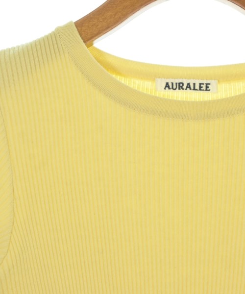 AURALEE（オーラリー）Tシャツ・カットソー 黄 サイズ:0(S位) レディース/2200723676058