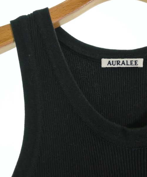 AURALEE（オーラリー）タンクトップ 黒 サイズ:0(S位) レディース/2200728863071