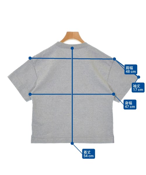 AURALEE（オーラリー）Tシャツ・カットソー グレー サイズ:1(M位) レディース/2200674366152