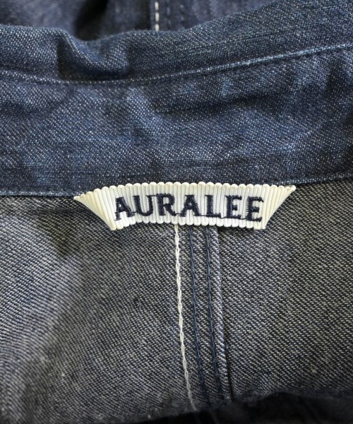 AURALEE（オーラリー）シャツワンピース 紺 サイズ:0(S位) レディース/2200679646075