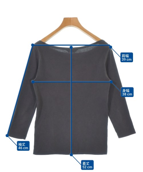 AURALEE（オーラリー）Tシャツ・カットソー グレー サイズ:0(S位) レディース/2200682967044