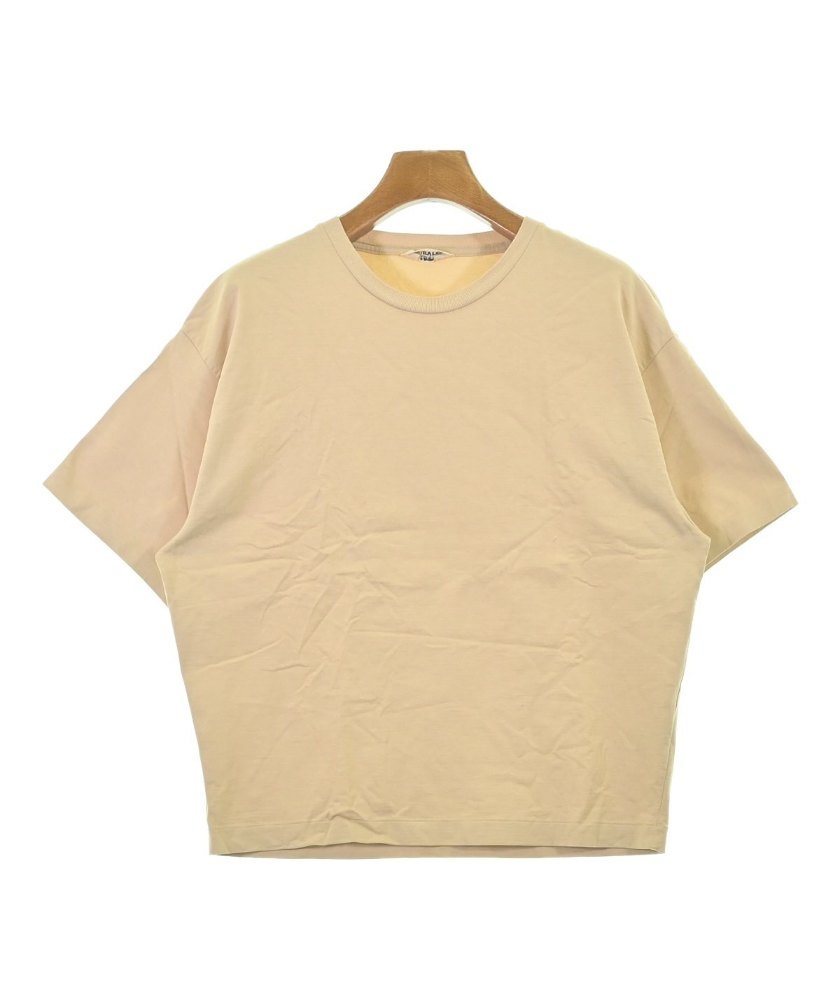 AURALEE(オーラリー)Tシャツ・カットソー ベージュ サイズ:1(M位 AURALEE(オーラリー)Tシャツ・カットソー ベージュ サイズ:1(M位
