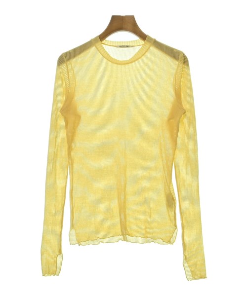 AURALEE(オーラリー)ニット・セーター 黄 サイズ:1(M位)/2200684147024