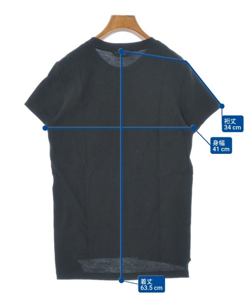 AURALEE（オーラリー）Tシャツ・カットソー 黒 サイズ:-(M位) レディース/2200679212195