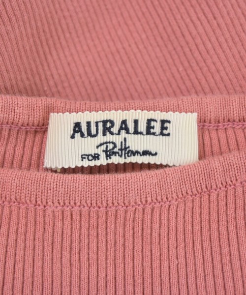 AURALEE（オーラリー）Tシャツ・カットソー ピンク サイズ:0(S位) レディース/2200686149033