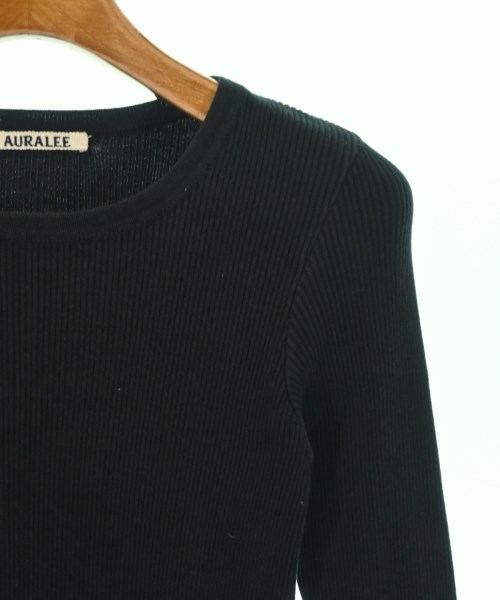 AURALEE（オーラリー）Tシャツ・カットソー 黒 サイズ:1(M位) レディース/2200684057019