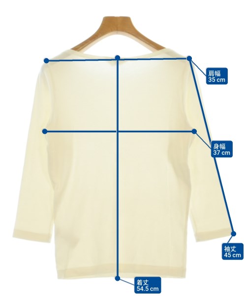 AURALEE（オーラリー）Tシャツ・カットソー 白 サイズ:1(M位) レディース/2200684936024